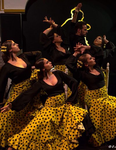 Bailarinas de flamenco en Nerja